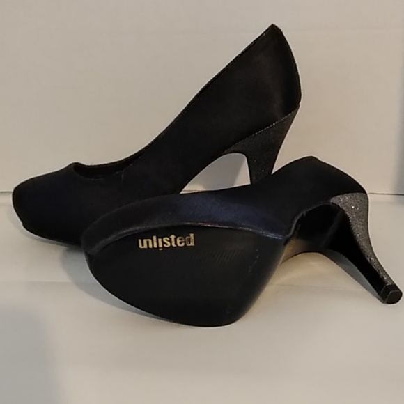 Women's Unlisted black heels - Picture 3 of 8